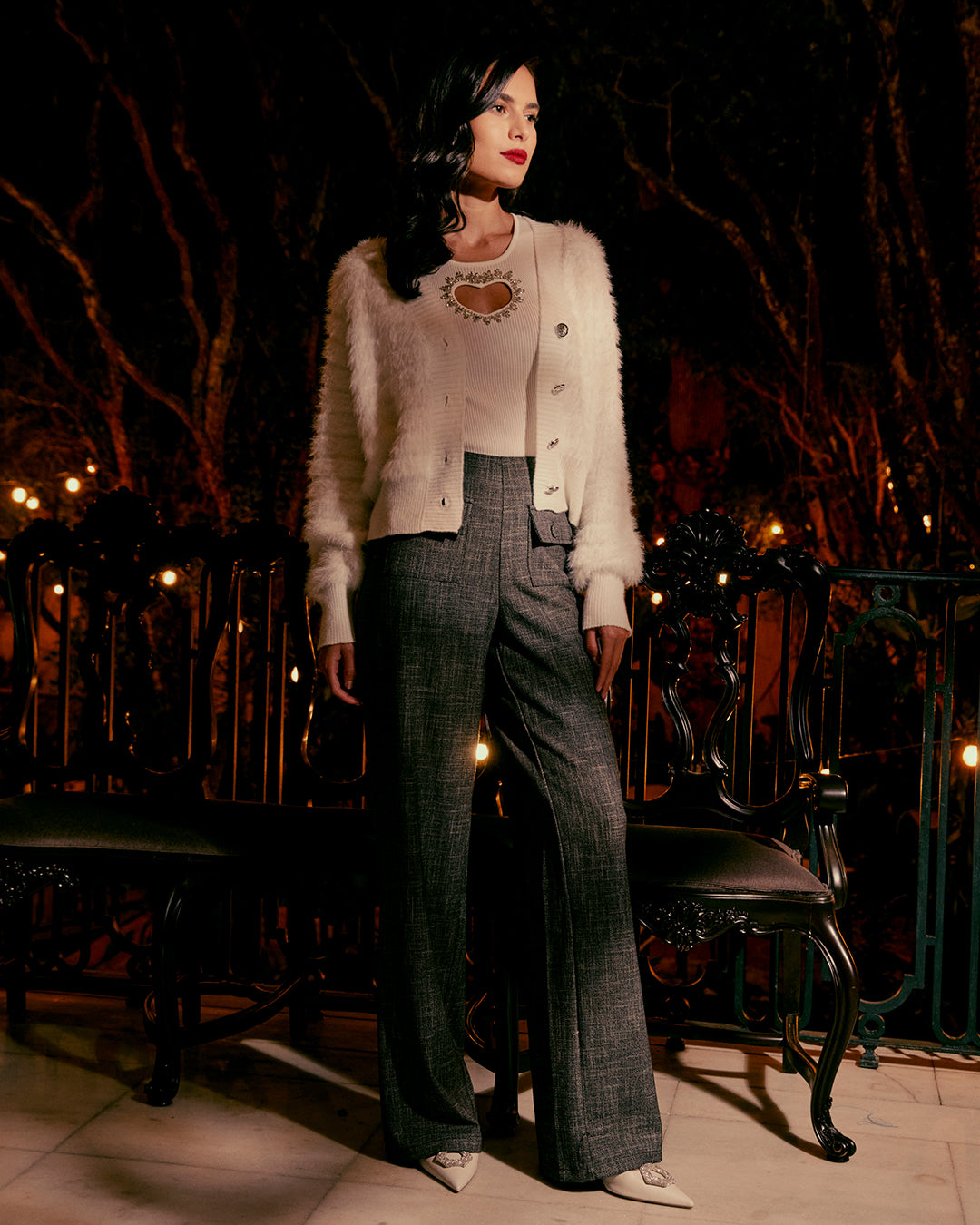 Calça Reta - Ieda ESTRELA