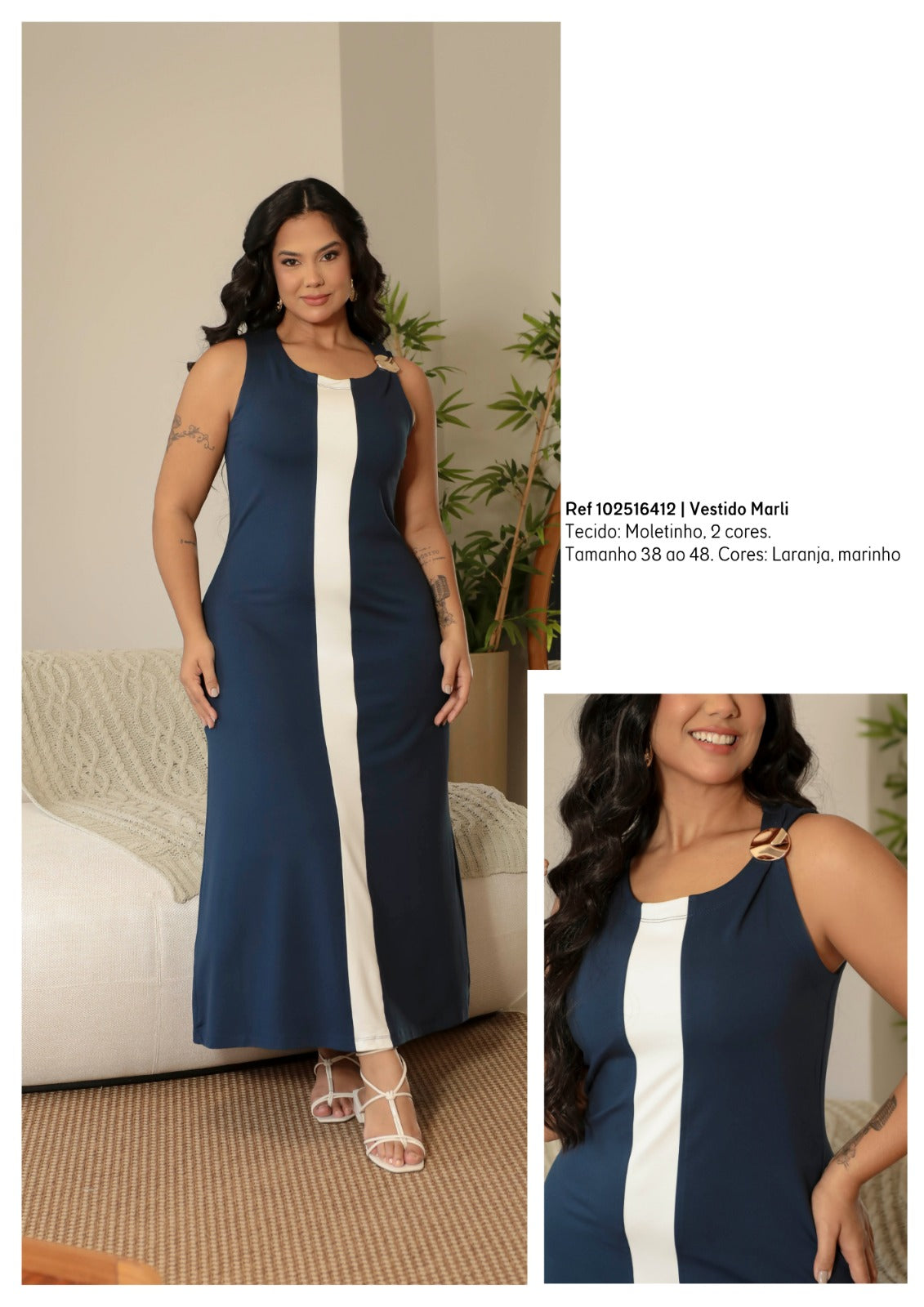 Vestido Reto - Ieda ESTRELA